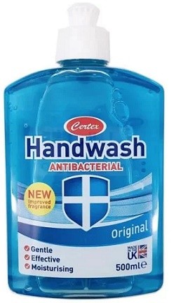 CERTEX antibakterialní mýdlo 500ml - Kosmetika Hygiena a ochrana pro ruce Tekutá mýdla dezinfekční